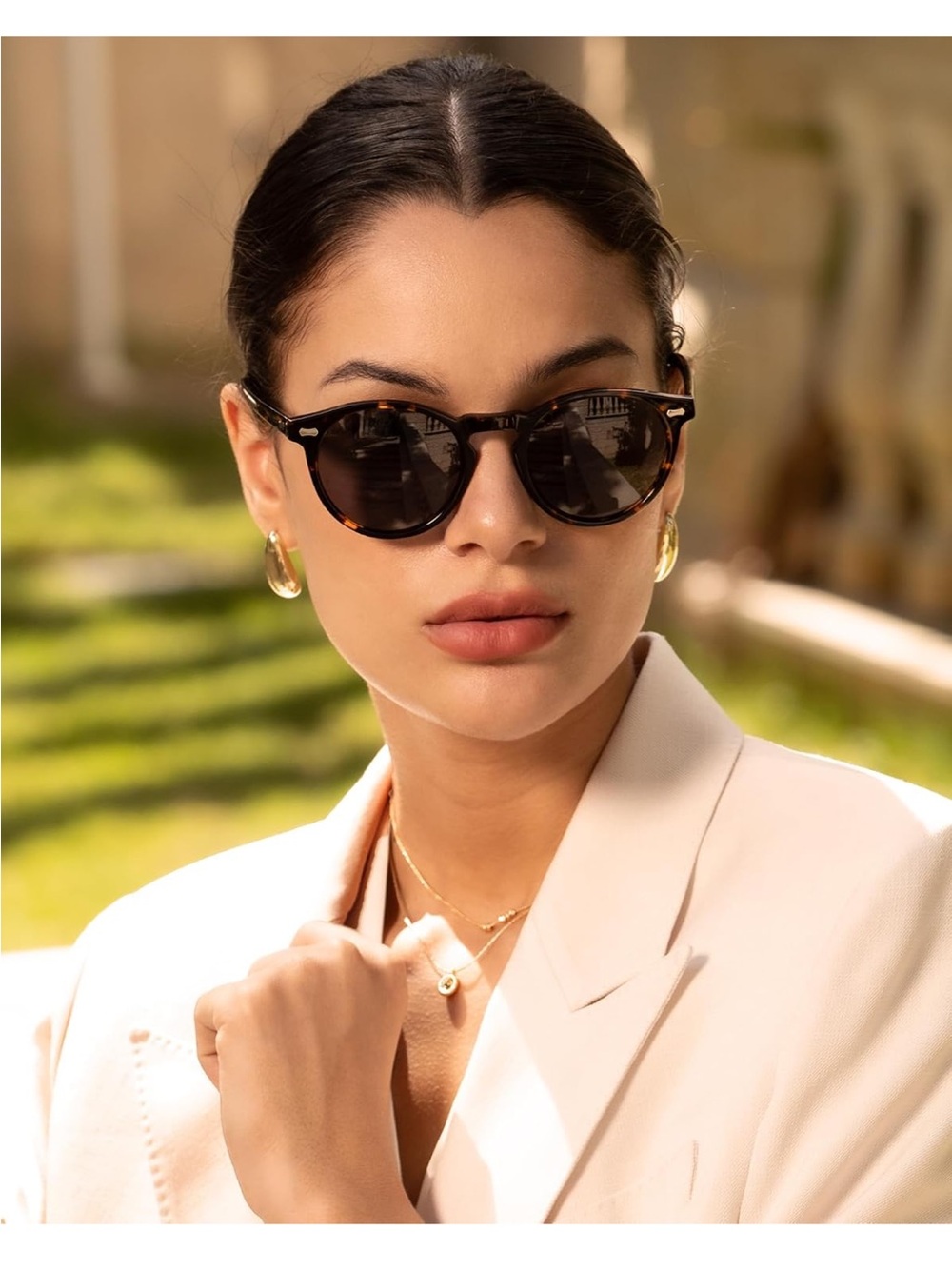Carfia tortise shell polarized sunglasses
